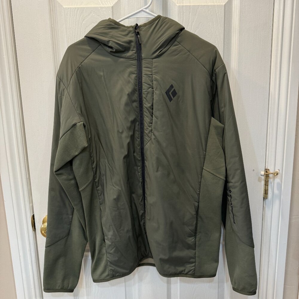 Black Diamond First Light Hybrid Hoody - Men's Medium - Green